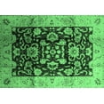 thumbnail image 1 of Ahgly Company Indoor Rectangle Oriental Emerald Green Traditional Area Rugs, 5' x 7', 1 of 4