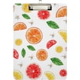 thumbnail image 2 of FMSHPON Citrus Lemon Orange Clipboard Hardboard Wood Nursing Clip Board and Pull for Standard A4 Letter 13x9 inches, 2 of 8