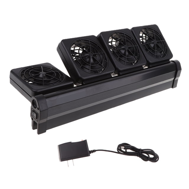 El Acuario Se Cuelga De Los Ventiladores De Refrigeración De Refrigeración De Ventiladores Sunnimix Fan de enfriamiento del tanque de pescados del acuario