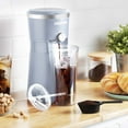 thumbnail image 3 of Gourmia Iced Coffee Maker with 25 fl oz. Reusable Tumbler, Blue, 3 of 11