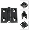 thumbnail image 5 of Butt Hinges Door Metal Black Hinges Cabinet Aluminium Box Backflap Shed, 5 of 5