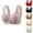 Gray, variant on Middle-Aged And Elderly Bras For Women Front Closure Bra With Adjustable Straps Unpadded Top Everyday Wirefree Oversized Bras
