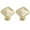 A-Copper brushed color, variant on HDJNal 2 Pcs Modern Simple Ball Shape Cabinet Knobs with Screws - Round Zinc alloy Copper brushed Pull Handles for Home & Office Furniture - Kitchen Cabinet, Drawers & Cupboard Doors