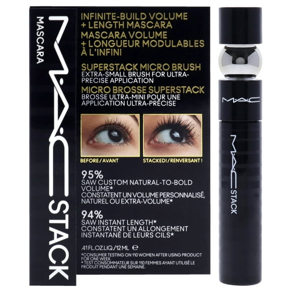 MAC Stack Mascara Superstack Micro Brush by MAC for WoMale - 0.41 oz Mascara