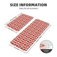 thumbnail image 2 of Honeii Tomatoes Print Kitchen Mat [2 PCS] for Floor, Waterproof Non-Slip Rugs, Kitchen Decor,Standing Mat for Floor,Office, Sink, Laundry, 2 of 6