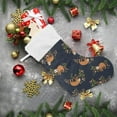 thumbnail image 6 of GZHJMY Christmas Stocking, Personalized Sloth Large Candy Stocking Hanging Gift, 2 PCS Xmas Stockings Decoration for Family Holiday Party Ornaments Decor Fireplace, 6 of 7
