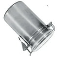 thumbnail image 2 of Airtight Stainless Steel Kitchen Food Storage Container with Clear Lid and Sturdy Locking Clamp (XL), 2 of 6
