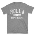 thumbnail image 1 of Rolla North Dakota Classic Established Men's Cotton T-Shirt, 1 of 1