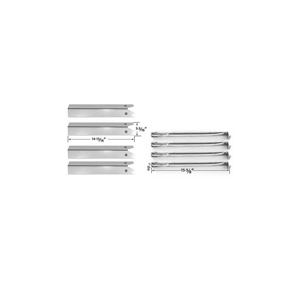 Uniflame Pinehurst GBC750W Gas Barbecue Grill Replacement Burner and Heat Plate 