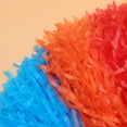 thumbnail image 5 of 12 piezas de porristas suministros pompones que animan guirnalda que anima bolas brillantes que animan con mango (azul + amarillo + púrpura + naranja + rojo + verde), 5 of 5