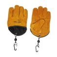 thumbnail image 2 of Guantes resistentes al calor Guantes para barbacoa al aire libre para campamento Manipulación Atrapados Asados Amarillo DYNWAVEMX, 2 of 7