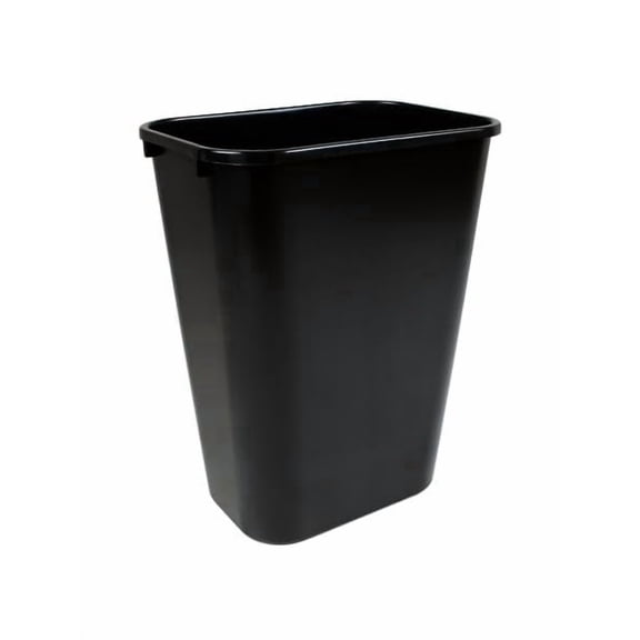 Rectangular 10.5 Gallon Commercial Trash Cans for Office – Small Recycling Bin & Garbage Container, Easy to Clean Wastebasket for Desk, Under Sink, Kitchen, Bathroom or Laundry Room Basket (1 Pack)