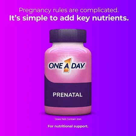 One A Day WOMEN'S PRENATAL GUMMIES 120 Ct (Pack of 2)