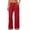 Red, variant on Womens Yoga Sweatpants Elastic Waist Sweatpants Solid Color Drawstring Wide Leg Sweatpants with Pockets Casual Soft Sweatpants Lounge Pants