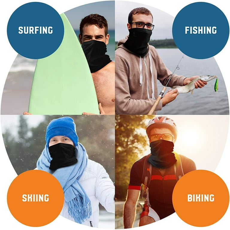 Armoray Neck Gaiter Face Mask, Tube Mask, Face Bandana Mask, Sun Protection Cool Lightweight Windproof, Breathable, Perfect Fishing, Hiking, Running
