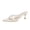 Beige, variant on Achuyrbd Women's Elegant Thong Mid Heel Slide Sandals Crisscross Strap Point Toe Open Toe Summer Beach