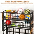thumbnail image 7 of HOHYN 4-Bike Garage Storage Rack, 3-Tier Bike Rack Garage System with Heavy-Duty Bike Stand, Multi-Purpose Bike Storage Rack for Mountain, Road, Mountain & Fat Tire Bicycles, 7 of 7