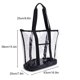 thumbnail image 3 of Qarigey Bolsa transparente multiusos, práctica para playa, bolsa de playa, cómoda Bolsas de mensajero y de hombro, 3 of 6