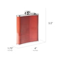 thumbnail image 3 of Liquid Courage Stainless Steel 8 oz Liquor Flask, 3 of 6