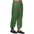 thumbnail image 2 of Atasi Readymade Adjustable Elastic Pajama For Mens Solid Rayon Harem Bottom Pant, 2 of 5