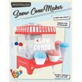 thumbnail image 5 of Nostalgia Snow Cone Maker, Tabletop Shaved Ice Machine with 2 Reusable Cones and Ice Scoop, Cherry Red, 5 of 5