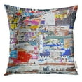 thumbnail image 1 of RYLABLUE Housse de Coussin Murale Colorée Griffonnée Noire Sale, 1 of 1