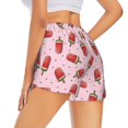 thumbnail image 3 of Goofa Watermelon Ice Cream Printed Women 2 in 1 Running Shorts,Quick Dry Athletic Workout Shorts,High Waisted Athletic Shorts with Liner Pockets-X-Large, 3 of 9