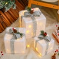thumbnail image 1 of SSZMDLB under $5 Christmas Light Up Gift Box, Folding Lantern String Lights, 8 Lighting Modes Decor, Holiday Party Centerpiece, Battery Operated Light Decor, 1 of 9