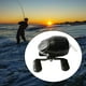 thumbnail image 4 of Carrete de pesca cerrado con botón pulsador para línea de pesca, velocidad de 10 lb/85 yardas Mango Doble Negro, 4 of 9