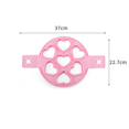 thumbnail image 2 of Seven-hole fried egg model made of silicone (heart), 2 of 7