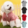 thumbnail image 2 of Sudadera para mascotas Color sólido mantener el calor textura suave moda mascota sudadera con capucha disfraz para otoño, 2 of 4