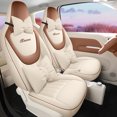 thumbnail image 5 of Accesorios de coche personalizados Fundas de asiento de cuero artificial para Wuling MINI EV 2024 Fila delantera y trasera para Hongguang Mini EV 2024, 5 of 5