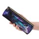 thumbnail image 5 of Disketp Purple Sky Wolf Estuche Organizador de Lápices de Cuero, Estuche de Oficina con Cremallera para Bolígrafo y Lápiz, 5 of 6