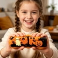 thumbnail image 6 of Halloween Butter Stick Squishy Toy with Trick Or Keep Hands Busy Ghost and Pumpkin Design, 5.3 Inch, Orange and Black, for Kids and Adults, Relaxation Squeeze Toy, 6 of 8