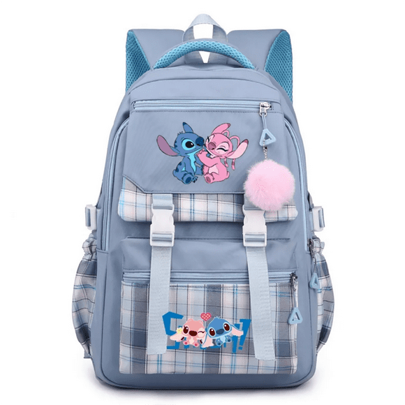 Stitch School Cartoon Backpack Stitch Backpack School Bag Lightweight Waterproof Bag, Laptop Backpack for Boys and Girls School Season Gifts, Back to School Supplies