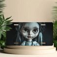 thumbnail image 6 of 1 Pcs 2D Flat License Plate Covers & Frames, Doll For Decorative Front, Waterproof For Decoration Aluminum License Plate Covers & Frames Cover For Men Women, 12" X 6", 6 of 7