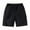 Black, variant on Hiijoy Toddler Boys Solid Shorts Elastic Waist Breathable Casual Active Shorts, Sizes 2-3T