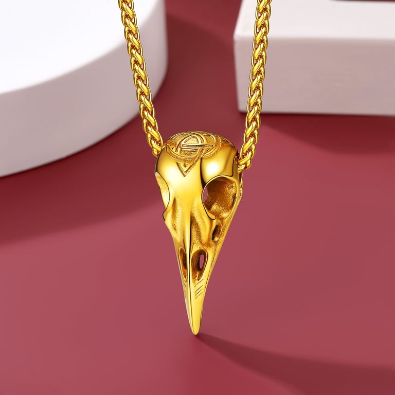 Sacred Heart Of Jesus Necklace - 18k Yellow Gold Plated With Red Heart Pendant, For Women & Men