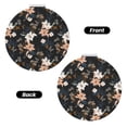 thumbnail image 2 of Salouo Lilies Flowers Print Travel Makeup Mirror,Pocket Mirror Portable Hand Mirror 2 x 1x Magnification Folding Makeup Mirror for Handbag and Purses-Round Shape, 2 of 9