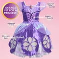 thumbnail image 4 of Disney Jr. Sofia the First Royal Magic Dress-Up Set, Kids Dress-Up and Pretend Play Costume with Sofia Dress, Tiara, and Collectible Charm, Walmart Exclusive, 4 of 7