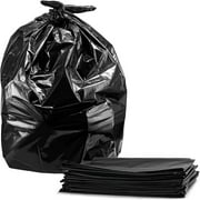 LEEYNEER 100 Gallon Black 3 67x79 1 Bag (Sample) Ultra Heavy Duty Garbage Bag/Trash Can Liner/Contractor Bag.