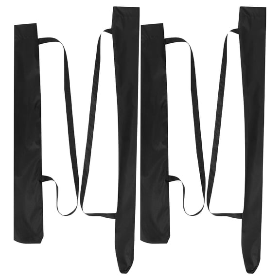 OULII 4pcs Waterproof Rectangular Umbrella Storage Cover Pouch Black