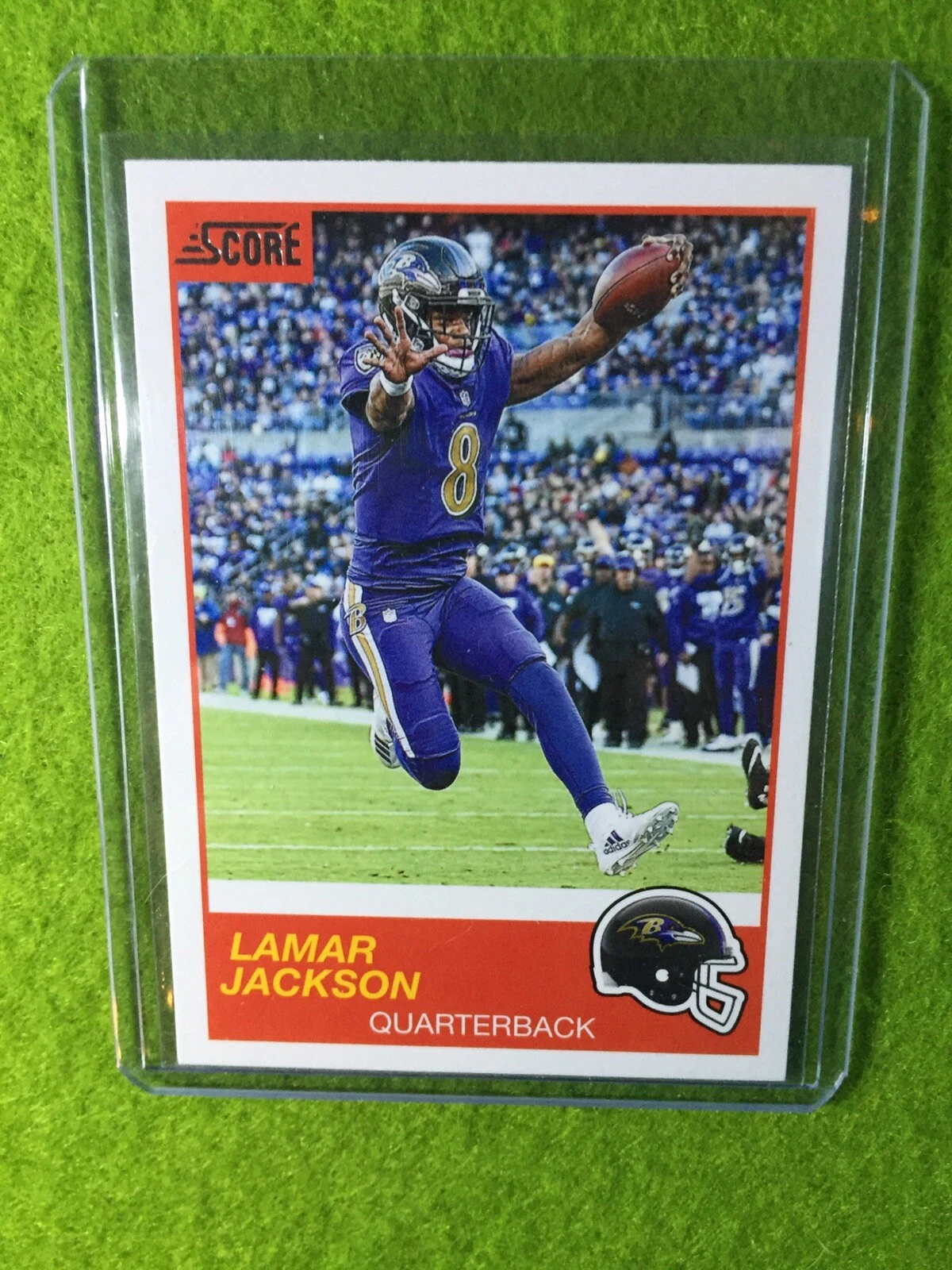 LAMAR JACKSON CARD BALTIMORE RAVENS 2019 Score Football