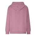 thumbnail image 5 of Chiccall Full Zip Up Knit Sweatshirts for Women Casual Outfits Cardigan Outerwear Trendy Winter Jackets Coat Pink M, 5 of 6