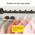 thumbnail image 4 of Floor Clothing Rack Stable Structure High Load Capacity Freestanding Garment Rack for Dry Clothes Bedroom, Balcony, Carbon Steel, 4 of 7