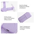 thumbnail image 3 of Ventilador Portátil, Doble Cabezal USB Recargable 3 Velocidades Ventilador De Bolsillo Portátil Mini Para Viajar En Casa, 3 of 7