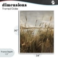 thumbnail image 4 of Stupell Industries Transitional Tall Grass Beside Quiet Lake White Framed Giclee Art, 24 x 30, by Creative Studio, 4 of 8