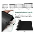 thumbnail image 3 of Reptile Mat,reptile Terrarium Substrate Liner For Leopard Gecko, Lizard,snake,tortoise,reptile Flooring 18x36 Inch Black, 3 of 5