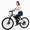 Q5-BLUE-UPGRADED, variant on 26"Adult Electric Commuter Bike,Electric Bicycle with 749W (Peak) Motor, Removable Battery & LCD Display, 7-Speed, 20MPH, 35+ Miles Full Suspension, Lightweight Ebike, UL2849