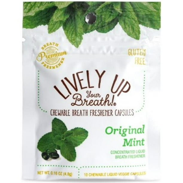Lively Up Your Breath Liquid Breath Freshener Capsules Case Of 12
